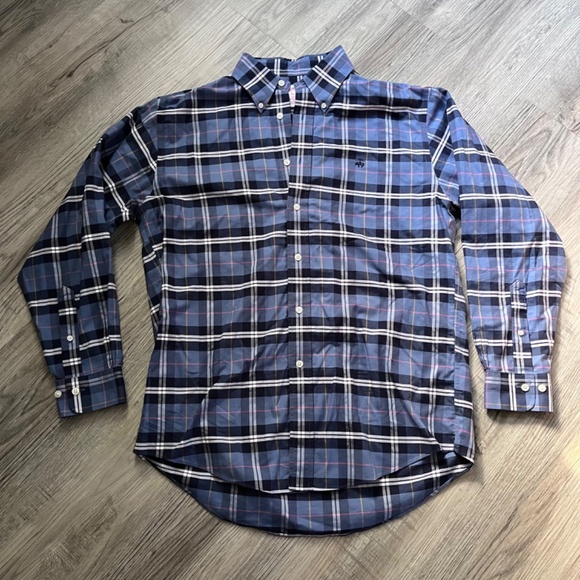 LOT OF 3 Brooks Brothers Madison + Regent Casual Button Down Shirt Medium M - Picture 5 of 7